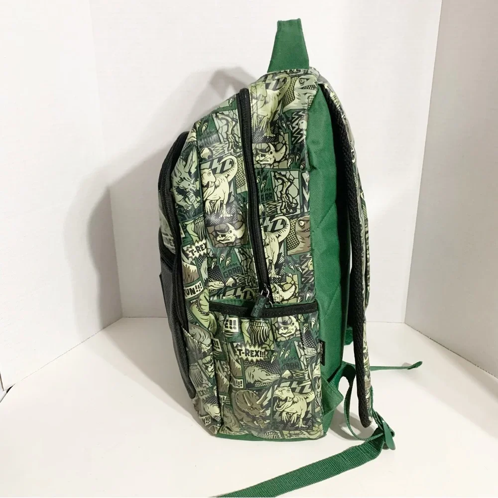 Smiggle Three Zip Compartments Dinosaur Backpack Padded Shoulder Straps / Laptop